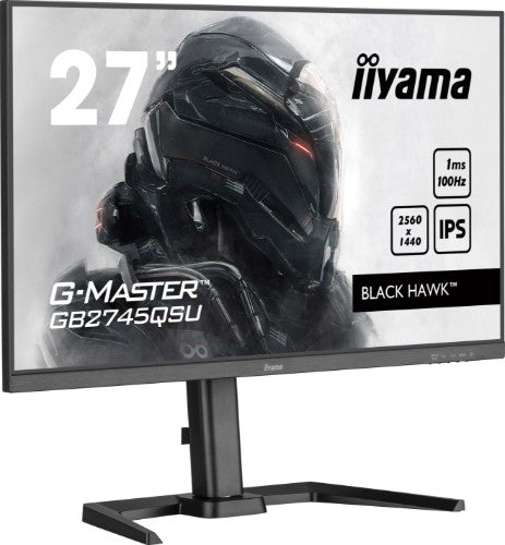 iiyama G-MASTER GB2745QSU-B2 computer monitor 68.6 cm (27") 2560 x 1440 pixels Wide Quad HD LED Black