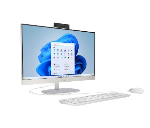 HP 24 -cr0047na PC Intel® Core™ i5 i5-1335U 60.5 cm (23.8") 1920 x 1080 pixels All-in-One PC 8 GB DDR4-SDRAM 512 GB SSD Windows 11 Home Wi-Fi 6 (802.11ax) White