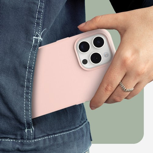 OtterBox Symmetry Series for MagSafe for iPhone 15 Pro Max, Ballet Shoes (Pink)