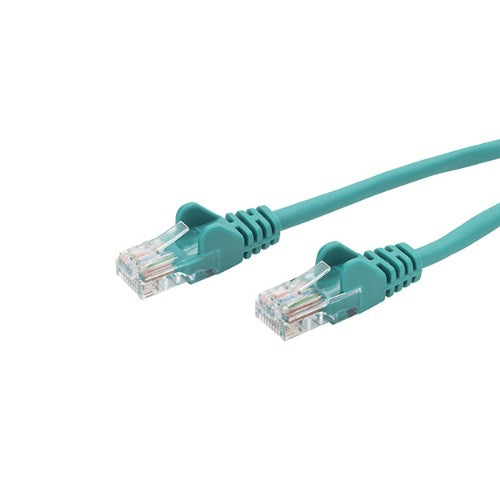 connektgear 5m RJ45 CAT5e UTP Stranded Flush Moulded Network Cable - 24AWG - Green