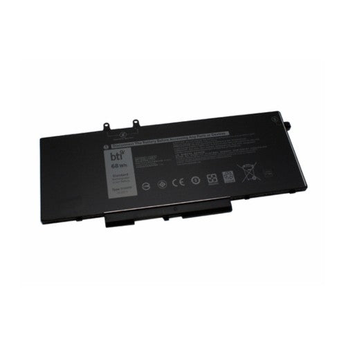 BTI 68Wh 4 cell 451-BCKB compatible battery for DELL PRECISION 3550 LATITUDE 5410 LATITUDE 5510 INSPIRON 7706 2-IN-1 INSPIRON 7506 2-IN-1 BLACK