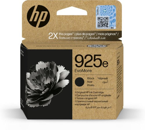 HP 4K0W3PE/925E Ink cartridge black EvoMore, 1K pages ISO/IEC 19752 for HP OJ Pro 8120/e