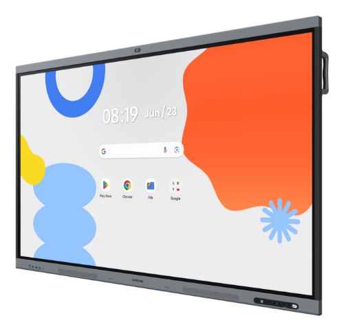 Samsung LH65WAFPLGC interactive whiteboard 165.1 cm (65") 3840 x 2160 pixels Touchscreen Black, Grey