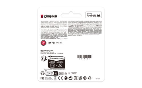 Kingston Technology 128GB SDXC Canvas Select Plus Gen3 150MB/s C10 UHS-I U1 V10