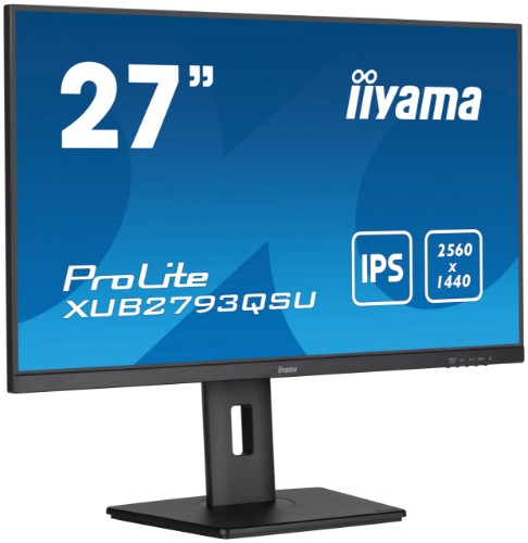 iiyama XUB2793QSU-B7 computer monitor 68.6 cm (27") 2560 x 1440 pixels Quad HD LED Black