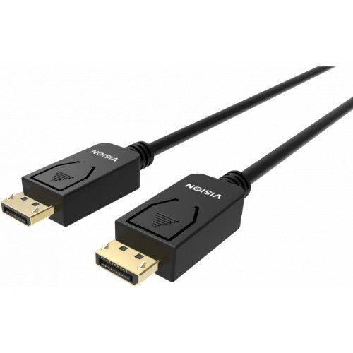 Vision TC 2MDP8K/BL DisplayPort cable 2 m Black
