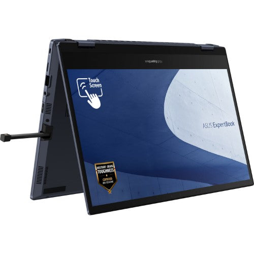ASUS ExpertBook B5 Flip B5402FVA-KAi715X Intel® Core™ i7 i7-1360P Hybrid (2-in-1) 35.6 cm (14") Touchscreen Full HD 16 GB DDR5-SDRAM 512 GB SSD Wi-Fi 6E (802.11ax) Windows 11 Pro Black