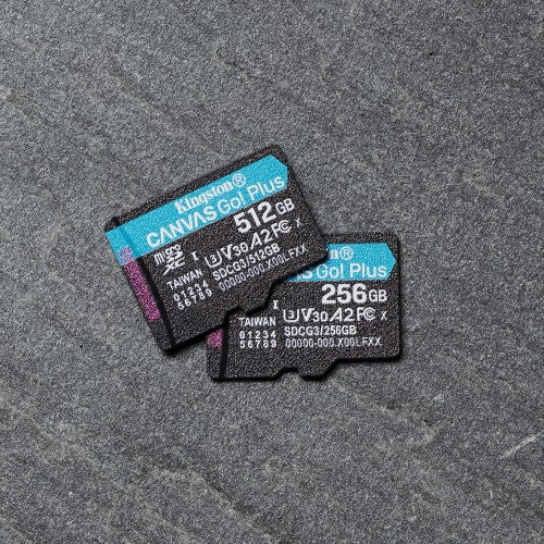 Kingston Technology Canvas Go! Plus 256GB microSDXC Canvas Go Plus 170R A2 U3 V30 Card + ADP