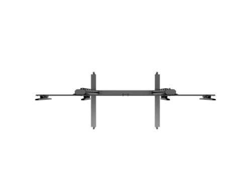 Multibrackets M Public Display Stand 210 Dual Screen 50"-77" Black