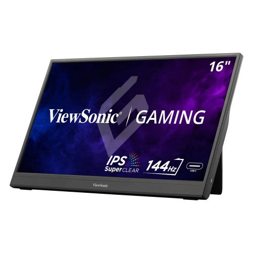 Viewsonic VX1654 portable TV/monitor Portable monitor Black 39.6 cm (15.6") LED 1920 x 1080 pixels