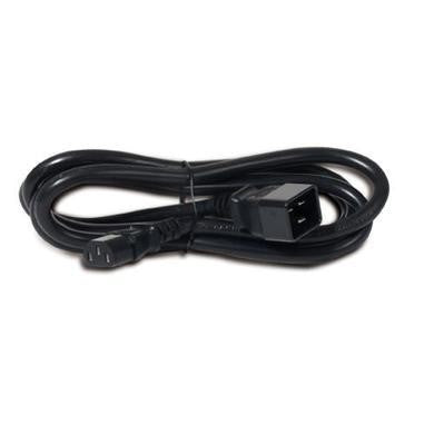 APC C13/C20 2m Black C20 coupler C13 coupler