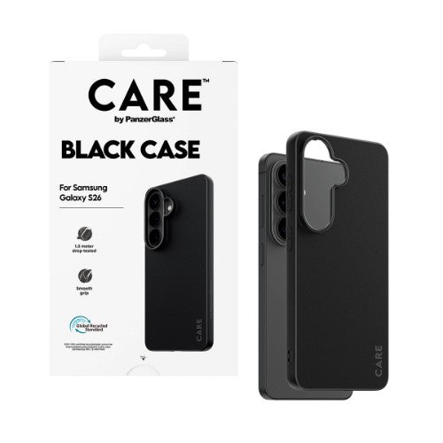 PanzerGlass CARE™ by ® TPU Case Black Samsung Galaxy S26