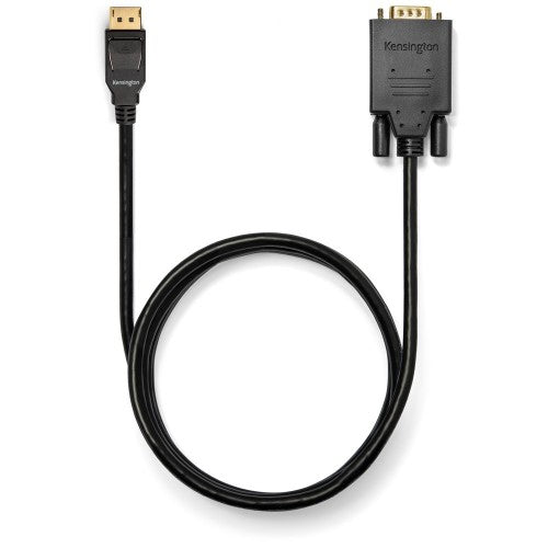 Kensington DisplayPort 1.2 (M) to VGA (M) passive unidirectional cable, 1.8m (6ft)