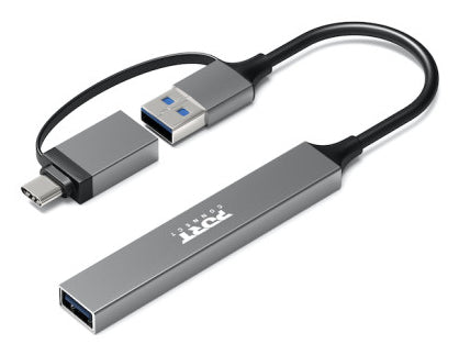 Port Designs 900160 interface hub USB Type-C 5000 Mbit/s Silver
