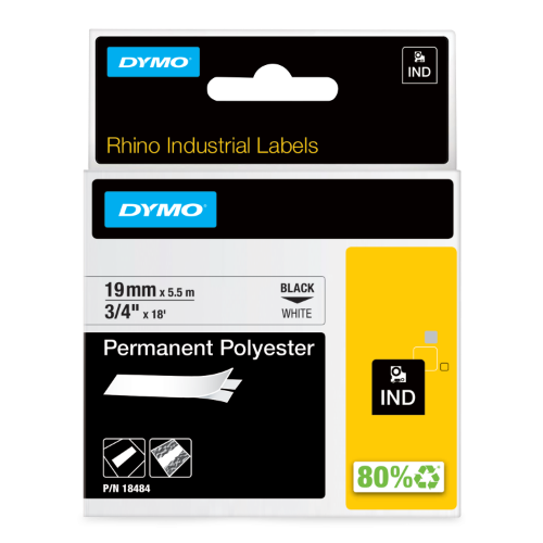 DYMO IND Permanent Polyester