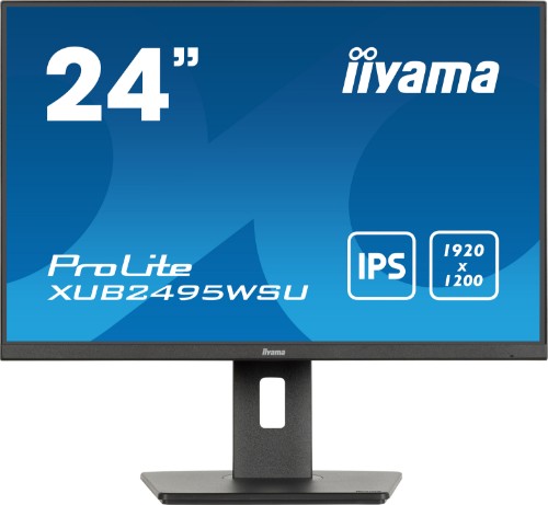 iiyama ProLite XUB2495WSU-B7 computer monitor 61.2 cm (24.1") 1920 x 1200 pixels WUXGA LED Black