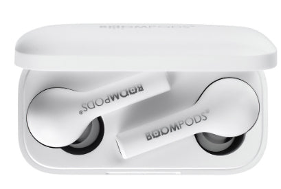 Boompods Bassline TWS Headset Wireless In-ear Calls/Music Bluetooth White