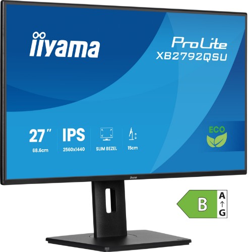 iiyama ProLite XB2792QSU-B1 computer monitor 68.6 cm (27") 2560 x 1440 pixels Quad HD LED Black