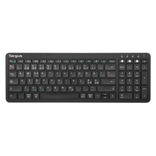 Targus AKB863NO keyboard Universal Bluetooth QWERTY Nordic Black