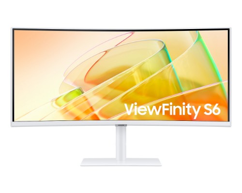 Samsung LS34C650TAU Computer Monitor 86.4 cm (34") 3440 x 1440 pixels 4K Ultra HD LED White