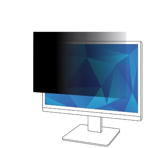 3M Privacy Filter for 19in Monitor, 5:4, PF190C4B