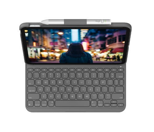 Logitech 920-011429 mobile device keyboard QWERTY UK English Bluetooth Grey