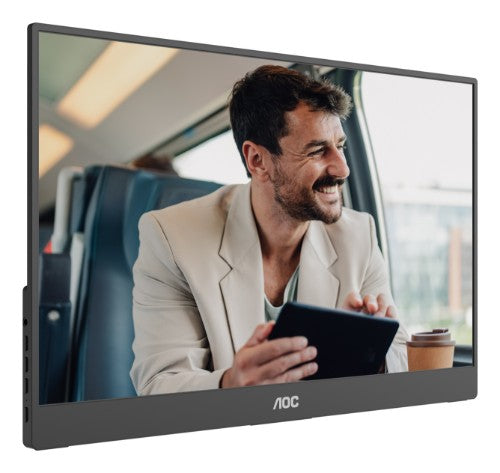 AOC 16T20E2 portable TV/monitor Portable monitor Black 39.6 cm (15.6") LED 1920 x 1080 pixels