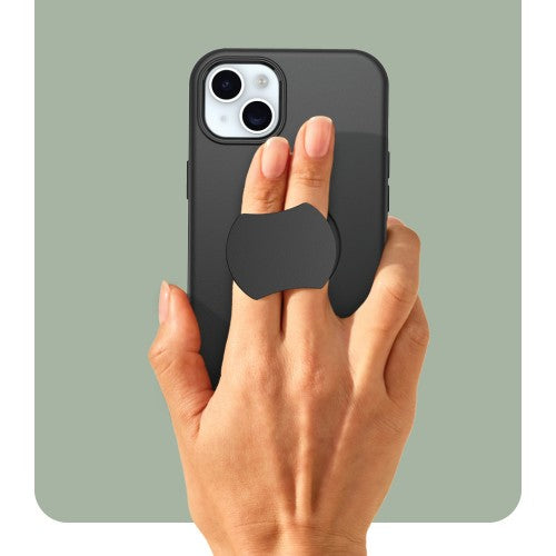 OtterBox OtterGrip Symmetry Series for iPhone 15 Plus, Black