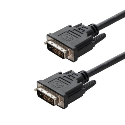connektgear 3m DVI-D Monitor Connector Cable - Male to Male - 24+1 Dual Link