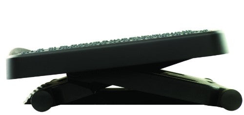 Fellowes Foot Rest Under Desk - Professional Series Ultimate Foot Support Ergonomic Foot Rest with 3 Height Adjustments & Massage Surface - Foot Rest Stool for Office & Home - Black