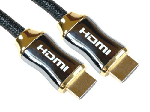 Cables Direct HDMI/HDMI M/M 0.5m HDMI cable HDMI Type A (Standard) Black, Gold