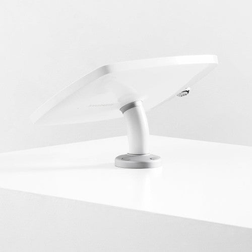 Bouncepad Original Swivel Desk | Covered Front Camera and Home Button | White | Samsung Galaxy Tab A9+ and A11+ 11-inch (2023 - 2025)