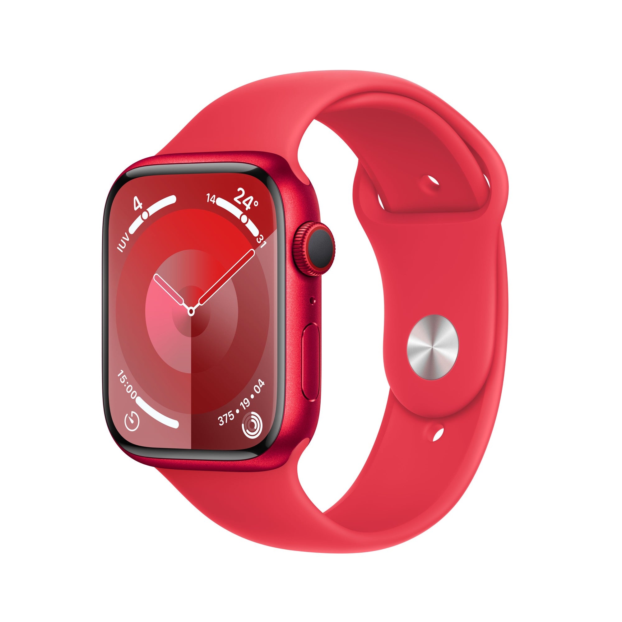 Apple Watch Series 9 45 mm Digital 396 x 484 pixels Touchscreen 4G Red