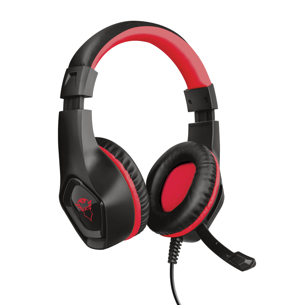 Head-band Rana Red Wired Trust Headset 404R GXT Gaming Black,