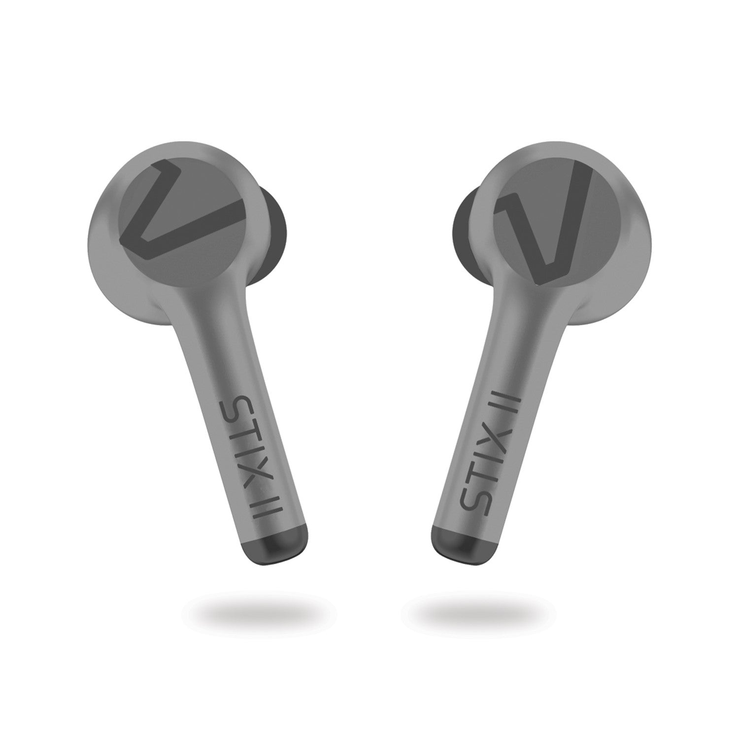 Veho STIX II True Wireless Earphones Platinum Grey