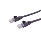 connektgear 10m RJ45 CAT5e UTP Stranded Flush Moulded Network Cable - 24AWG - Purple