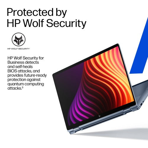 HP EBXFlG2i14AI U7 366H 14 32GB/512 PC Copilot+ PC Intel Core Ultra 7 Hybrid (2-in-1) 35.6 cm (14") Touchscreen WUXGA LPDDR5x-SDRAM 512 GB SSD Wi-Fi 7 (802.11be) Windows 11 Pro Blue