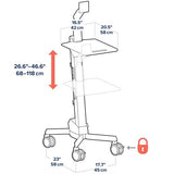 Ergotron Neo-Flex LCD Cart Grey Flat panel Multimedia cart/trolley