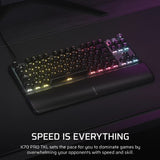 Corsair K70 PRO TKL keyboard Gaming USB QWERTZ UK English Black