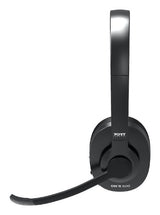 Port Designs 912002 headphones/headset Wireless Head-band Office/Call center Bluetooth Black