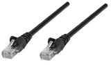 Intellinet Network Patch Cable, Cat5e, 5m, Black, CCA, U/UTP, PVC, RJ45, Gold Plated Contacts, Snagless, Booted, Lifetime Warranty