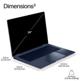 HP EliteBook X G2i 14 inch Notebook Next Gen AI PC Copilot+ PC Intel Core Ultra 7 Laptop 35.6 cm (14") WUXGA 32 GB LPDDR5x-SDRAM 512 GB SSD Wi-Fi 7 (802.11be) Windows 11 Pro Blue