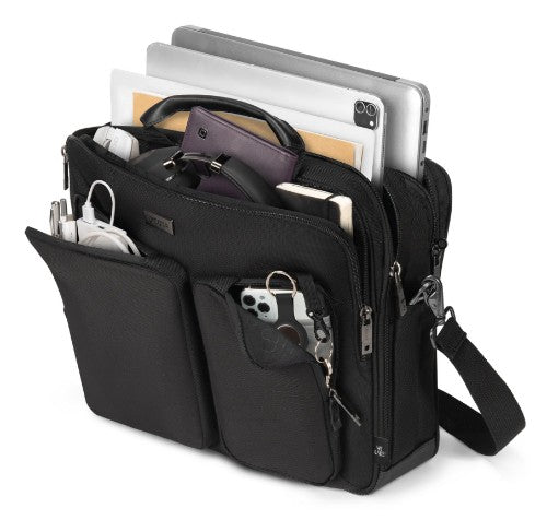 DICOTA D3250801 laptop case 35.6 cm (14") Briefcase Black
