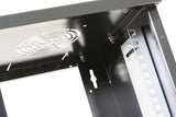 Intellinet 10" Network Cabinet - Wall Mount (Standard), 6U, 300mm Deep, Black, Assembled, Max 60kg, Suitable also for use on desk or floor, Usable Depth 265mm, Metal & Glass Door, Back Panel,Removeable Sides,Parts for wall install (eg screws/rawl plugs) n