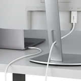 StarTech.com 6ft (2m) USB-C to DisplayPort 1.2 Cable, Bidirectional, 4K 60Hz, White Video Adapter Cord for Apple MacBook Pro / Air M1 M2 M3 M4, Mac Mini / Studio, Thunderbolt Compatible