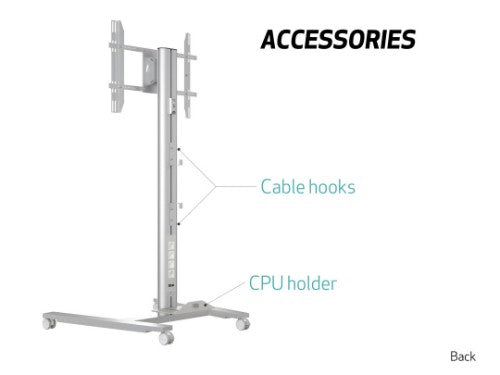 Multibrackets M Public Display Stand 180 HD Single Silver