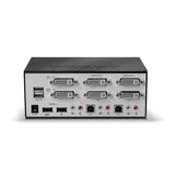 Lindy 2 Port Dual Head Single Link DVI-I KVM Switch Pro with TTU