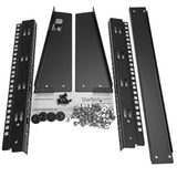 StarTech.com 2-Post 8U Desktop Server Rack, Small Open Frame 19in Computer Rack, Compact Network Rack for AV / Studio / Data / IT Equipment - Free Standing Two-Post Home/Office Rack