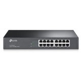 TP-Link TL-SF1016DS network switch Unmanaged Fast Ethernet (10/100) 1U Black
