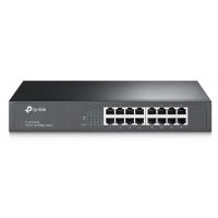 TP-Link TL-SF1016DS network switch Unmanaged Fast Ethernet (10/100) 1U Black